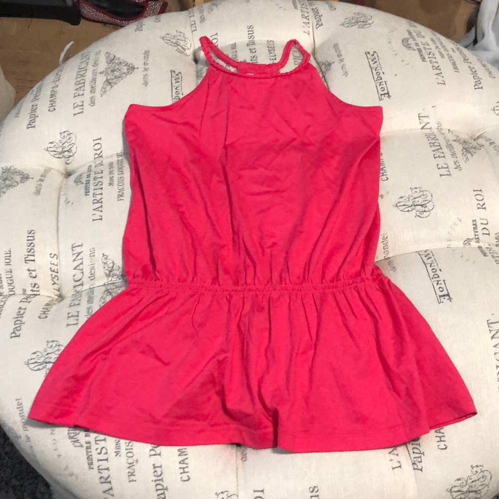 Hanna Anderson pink dress size 150